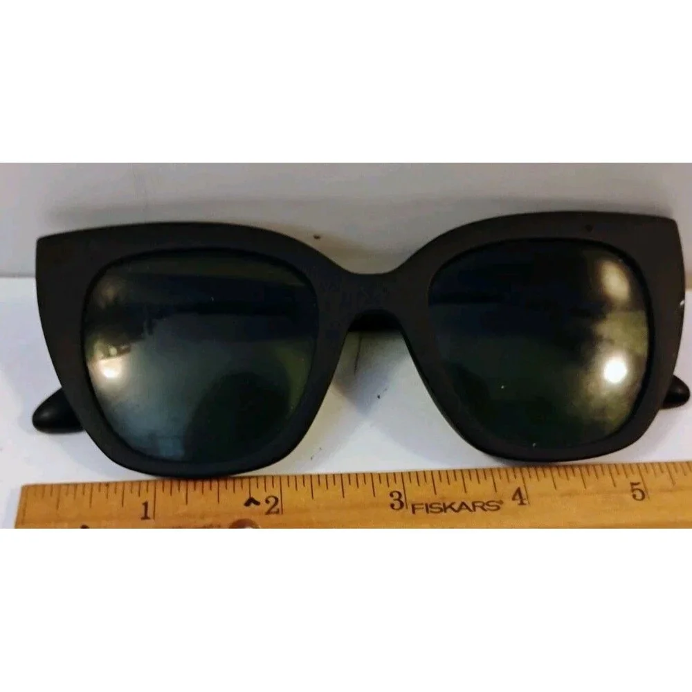 TOMS Traveler Collection Sydney Matte Black Cat Eye Sunglasses 5.5